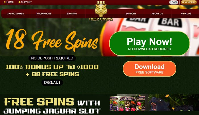 888 tiger no deposit bonus codes