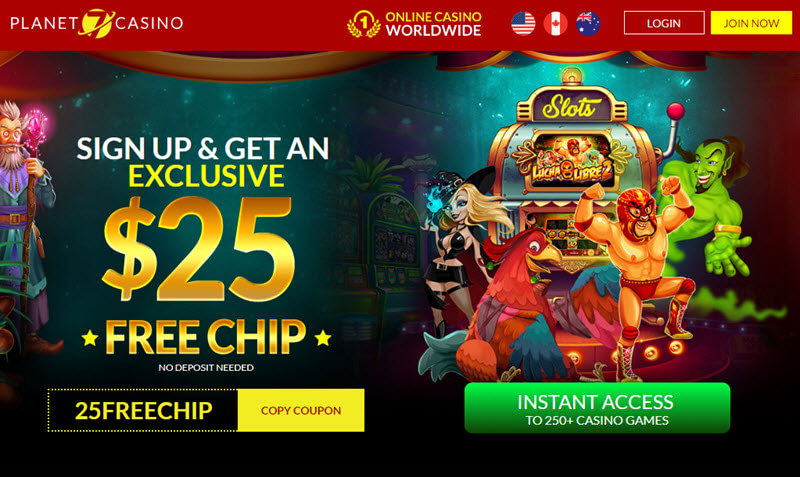 мобильная версия Casino PLANET $10