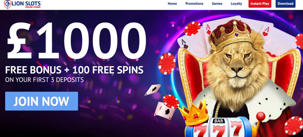 Lion Slots Casino No Deposit Bonus