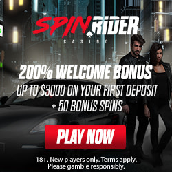 Spin Rider Casino No Deposit Bonus Code