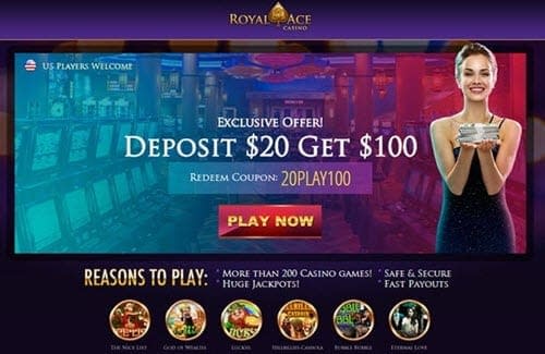 Royal Ace Casino no deposit bonus codes 2020 - $25 Free HERE!
