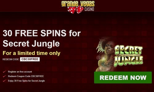Grande Vegas Casino $100 No Deposit Bonus Codes