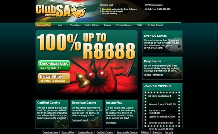 Club sa casino no deposit bonus codes