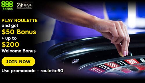 does 888 casino have live roulette