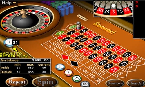 Roulette real time gaming