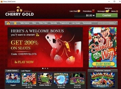 Cherry gold casino bonus codes 2019